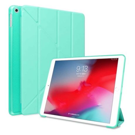 Чехол для планшета BORASCO Apple iPad 2019, мятный [37939]