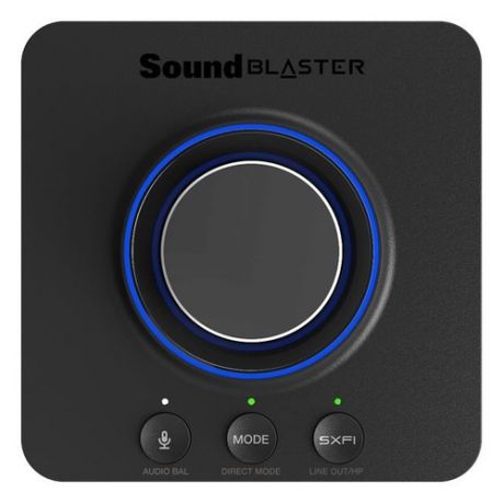 Звуковая карта USB CREATIVE Sound BlasterX X-3, 7.1, Ret [70sb181000000]