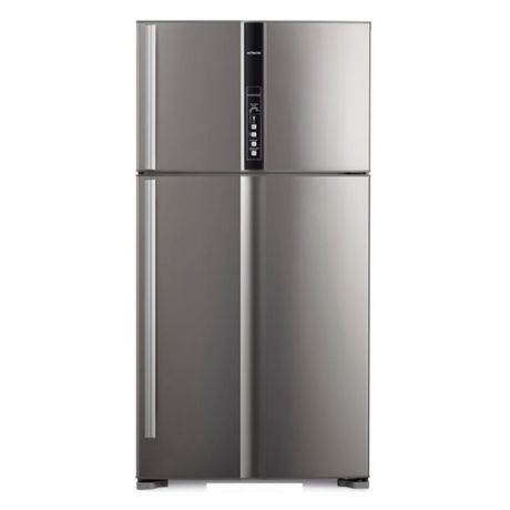 Холодильник HITACHI R-V 722 PU1X INX, двухкамерный, нержавеющая сталь