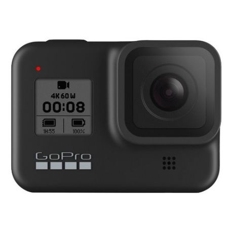 Экшн-камера GOPRO HERO8 Black Edition (монопод), 4K, WiFi, черный [chdhx-801-rw]