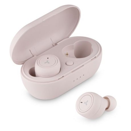 Наушники с микрофоном Accesstyle Denim TWS, Bluetooth, вкладыши, светло-розовый