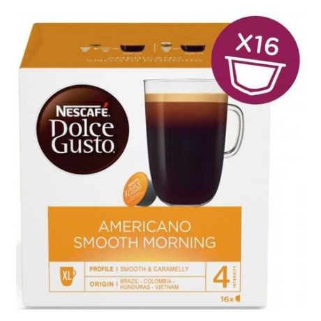 Кофе капсульный DOLCE GUSTO Americano Smooth Morning, капсулы, совместимые с кофемашинами DOLCE GUSTO®