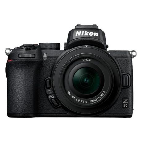 Фотоаппарат NIKON Z50 kit ( Nikkor Z DX 16-50 f/3.5-6.3 VR), черный [voa050k001]