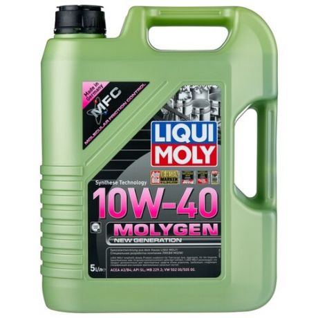 Моторное масло LIQUI MOLY Molygen New Generation 10W-40 5 л