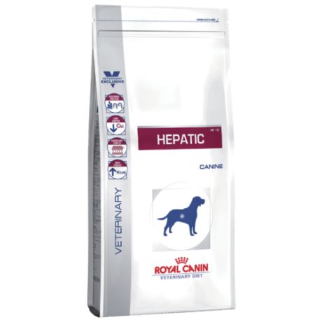 Сухой корм для собак Royal Canin Hepatic HF16 при заболеваниях печени 12 кг