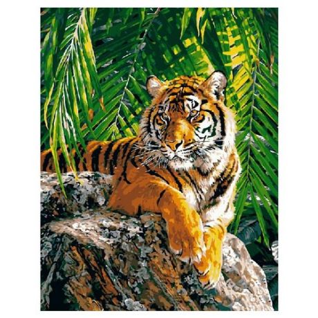 ВанГогВоМне Картина по номерам "Бенгальский тигр", 40х50 см (ZX 20047)