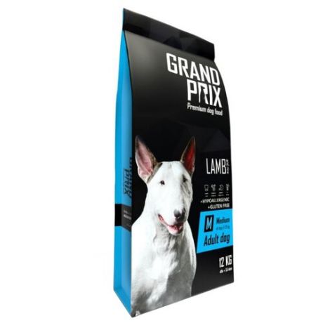 Корм для собак GRAND PRIX (12 кг) Medium Adult ягненок
