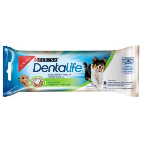 Лакомство для собак Dentalife Уход за полостью рта для средних пород, 23 г