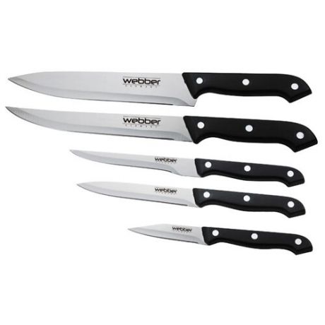 Набор Webber 5 ножей ВЕ-2242 черный