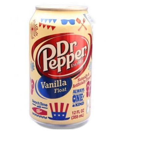 Газированный напиток Dr Pepper Vanilla Float, 0.355 л