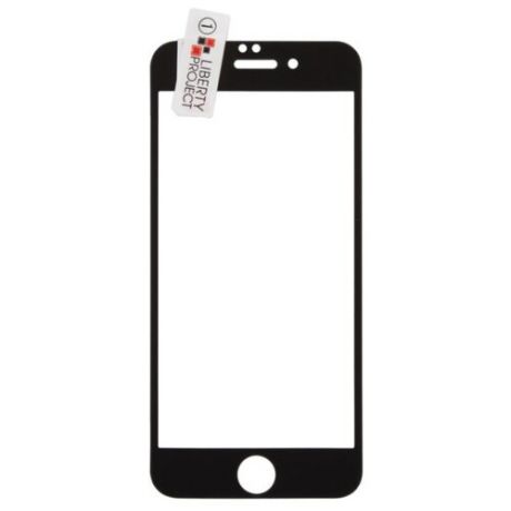 Защитное стекло Liberty Project Tempered Glass с рамкой для Apple iPhone 7 черный