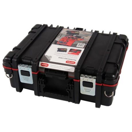 Ящик с органайзером KETER Technician Case (17198036) 48x38x17.8 см черный/красный