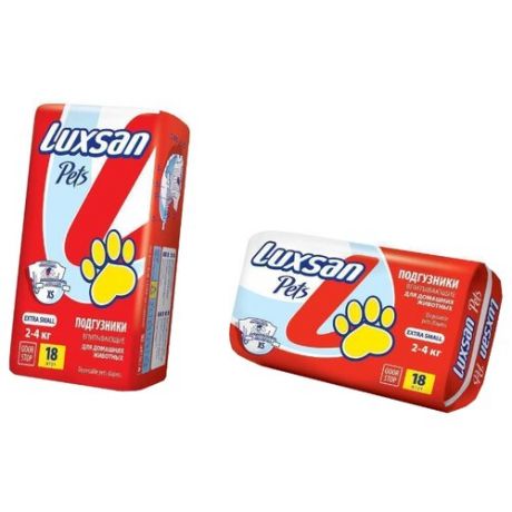 Подгузники для собак Luxsan Pets XSmall 18 шт.