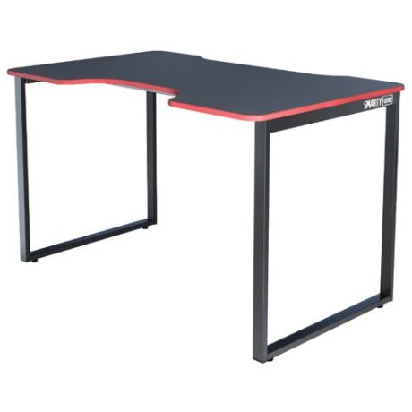 Игровой стол Gravitonus Smarty One, 120х75 см, цвет: черный каркас/черно-красный