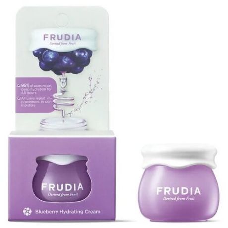 Frudia Blueberry Hydrating Cream Увлажняющий крем для лица с экстрактом черники, 10 г