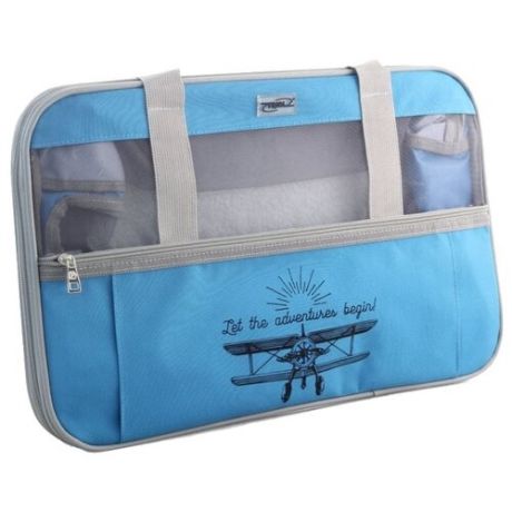 Переноска-сумка для собак Triol Техно 50х30х26 см голубой