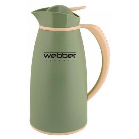 Термокувшин Webber 31004 (1 л) зеленый/серый