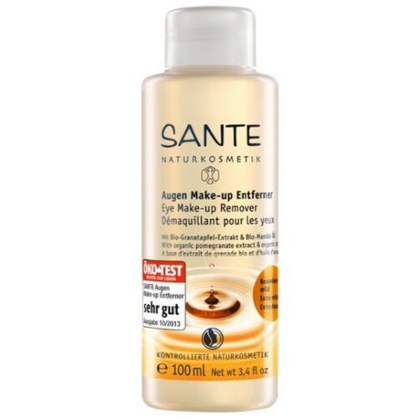 Sante Naturkosmetik средство для снятия макияжа с глаз, 100 мл