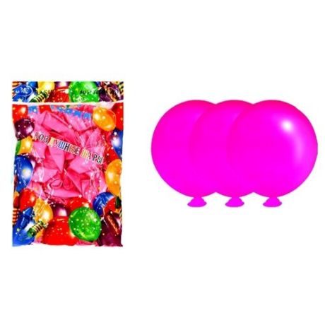 Набор воздушных шаров Miraculous Неон №12 (100 шт.) розовый