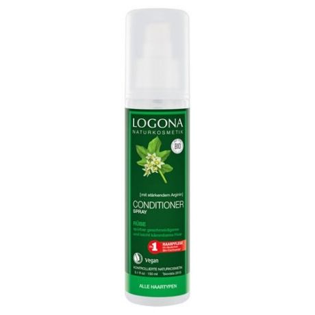 Logona Conditioner Spray Натуральный спрей-кондиционер для всех типов волос, 150 мл