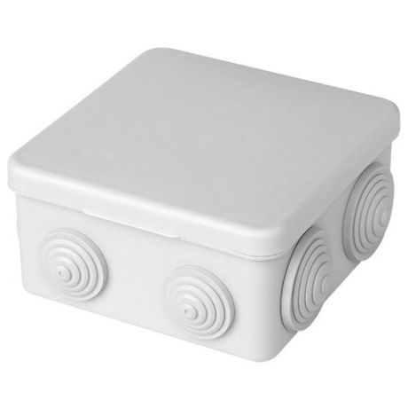 Распределительная коробка STEKKER EBX10-27-44 наружный монтаж 110x110 мм белый