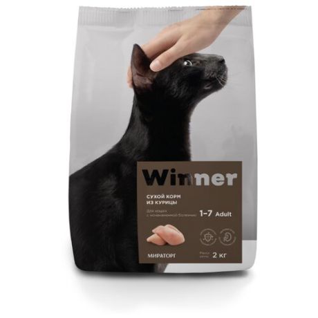 Корм для кошек Winner для профилактики МКБ, с курицей 2 кг