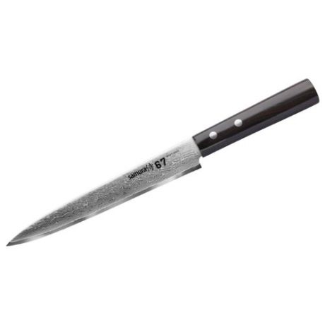 Samura Нож для нарезки 67 Damascus 19,5 см черный