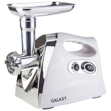 Мясорубка Galaxy GL2412 белый/серебристый
