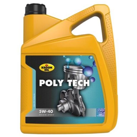 Моторное масло Kroon Oil Poly Tech 5W-40 5 л