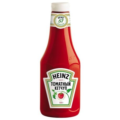 Кетчуп Heinz Томатный, пластиковая бутылка 1000 г