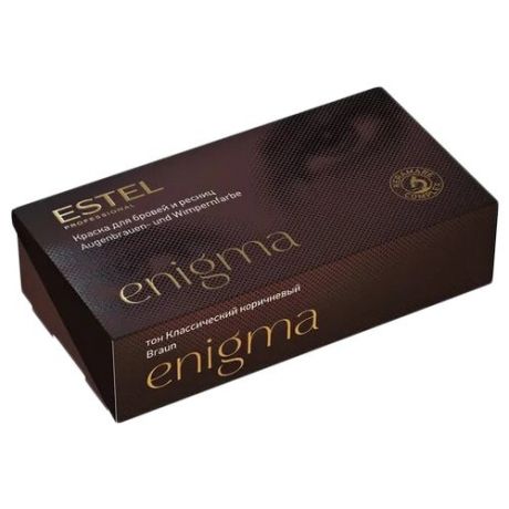 Estel Professional краска для бровей и ресниц Enigma классический коричневый