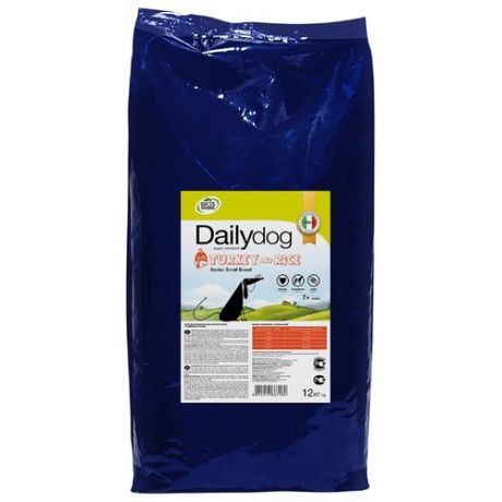 Сухой корм для собак Dailydog индейка с рисом 12 кг (для мелких пород)