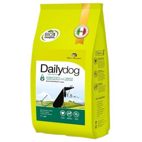 Сухой корм для собак Dailydog курица с рисом 1.5 кг (для мелких пород)