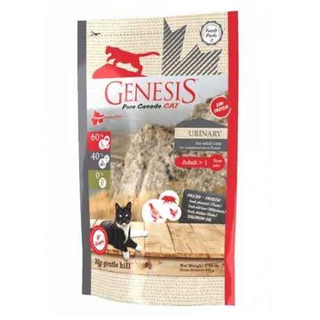 Корм для кошек Genesis (0.34 кг) My Gentle Hill Adult Urinary при проблемах мочеполовой системы с кабаном, фазаном и курицей