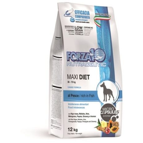 Сухой корм для собак Forza10 Diet рыба 12 кг (для крупных пород)