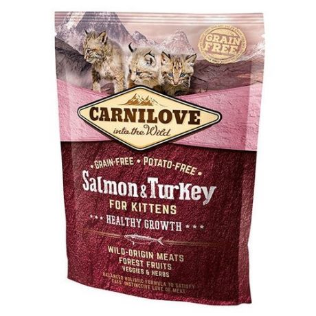 Корм для кошек Carnilove Salmon & Turkey for kittens 0.4 кг