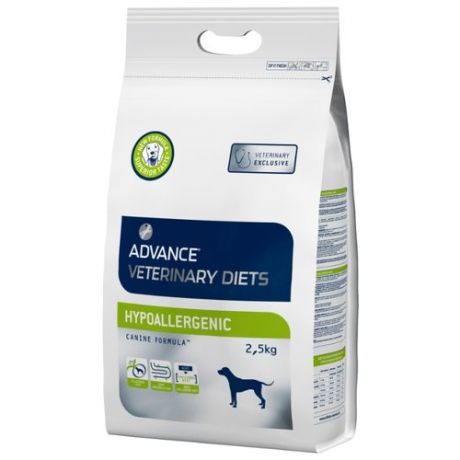 Сухой корм для собак Advance Veterinary Diets при болезнях ЖКТ, при аллергии 2.5 кг