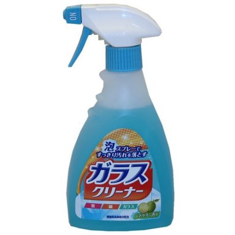 Пенный спрей Nihon Detergent Лайм для мытья стекол и зеркал 400 мл