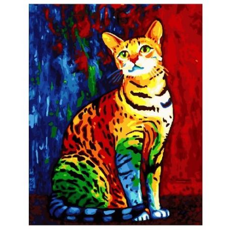 ВанГогВоМне Картина по номерам "Бенгальский кот", 40х50 см (ZX 20492)