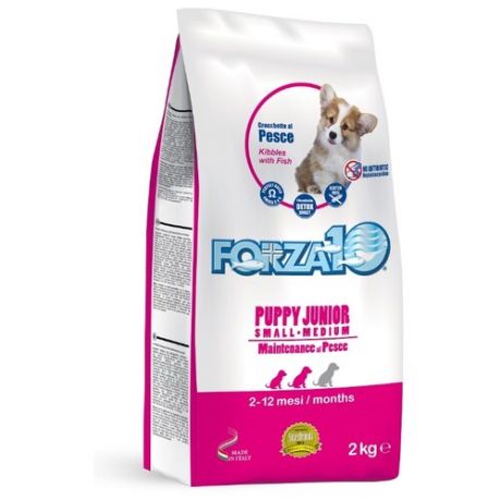 Сухой корм для щенков Forza10 Maintenance Puppy Junior Small/Medium рыба 2 кг