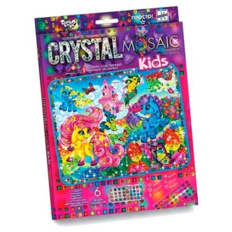 Danko Toys Набор алмазной вышивки Crystal Mosaic Волшебные Пони (CRMk-01-01)