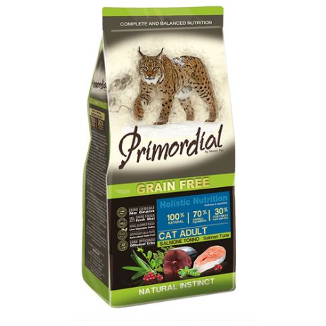 Корм для кошек Primordial Grain Free Cat Adult Salmon Tuna 0.4 кг