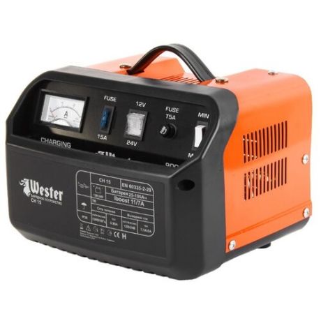Зарядное устройство Wester CH15 черный / оранжевый