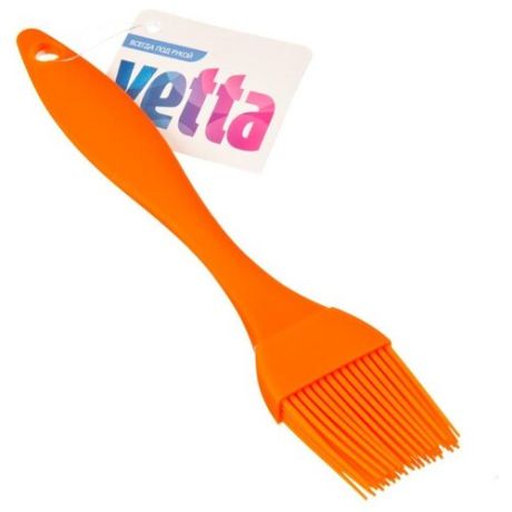 Кисть кулинарная Vetta Практик 881022, силикон оранжевый