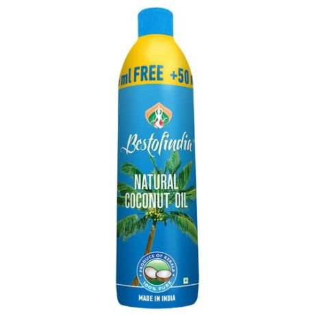 Bestofindia Кокосовое масло 100% натуральное для волос и тела, 400 мл