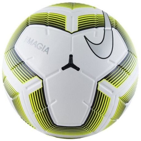 Футбольный мяч NIKE Team Magia II FIFA SC3536 белый/черный/салатовый 5