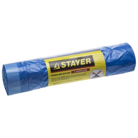 Мешки для мусора STAYER Comfort 39155-30 30 л (20 шт.) голубой