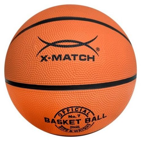 Баскетбольный мяч X-Match 56462, р. 7 оранжевый