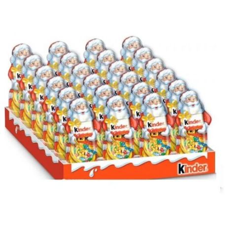 Фигурный шоколад Kinder Дед Мороз, коробка