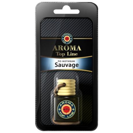 AROMA TOP LINE Ароматизатор для автомобиля 3D Aroma №55 Dior Savage 6 мл